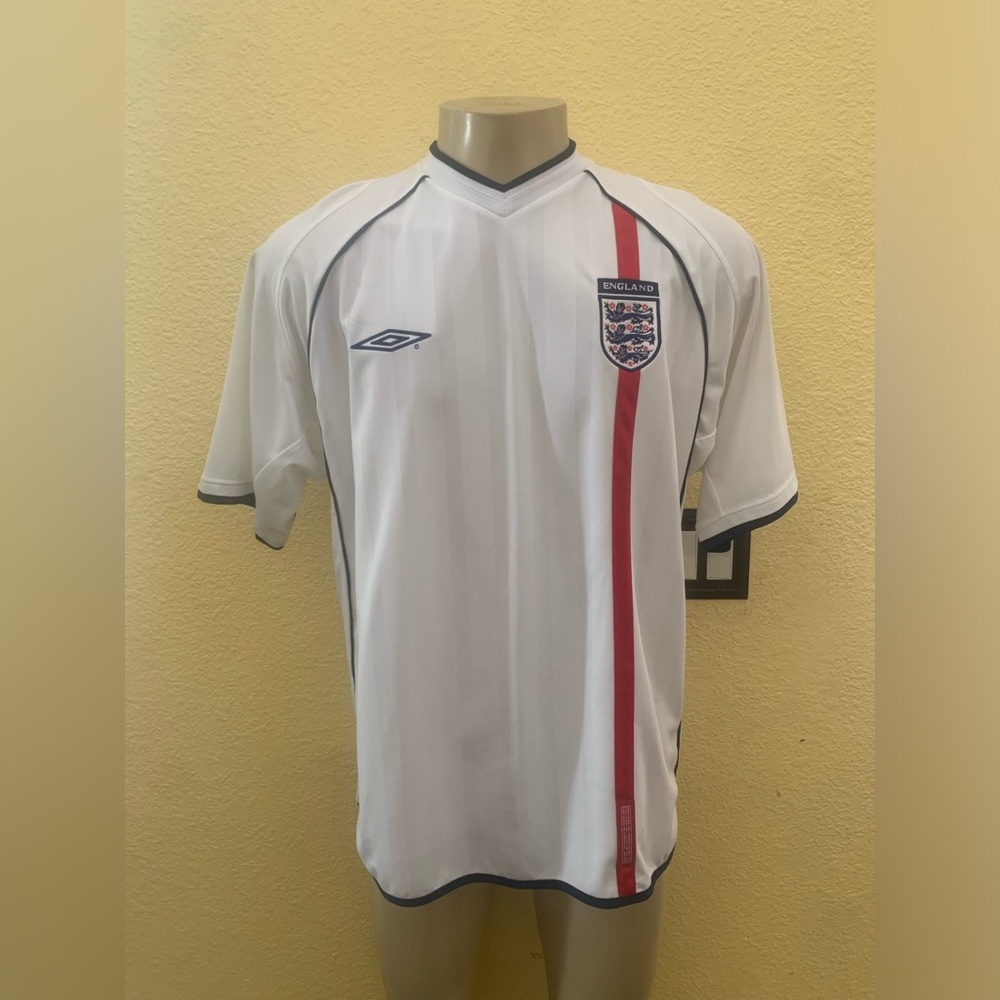 UMBRO Men’s Size XL England 🏴󠁧󠁢󠁥󠁮󠁧󠁿 National Soccer Team #18 Jersey